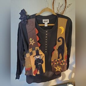 Halloween Quilted Shirt Vest